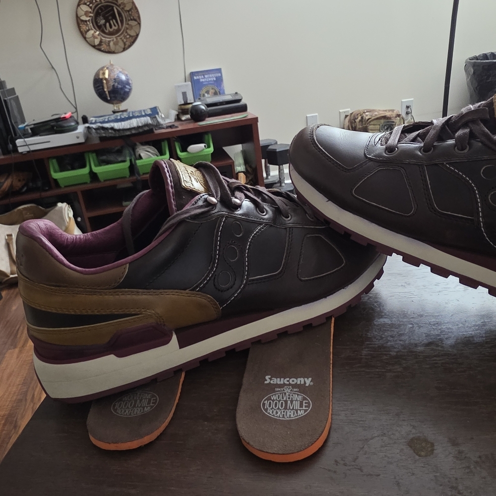 Saucony Shadow original "Wolverine 1000" mens Size 12 VNDS - Picture 2 of 10